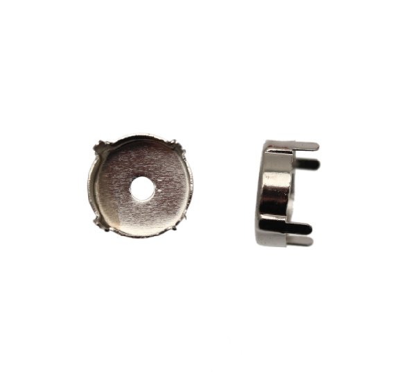 Castone per gemma o cabochon tondo da 15 mm.
