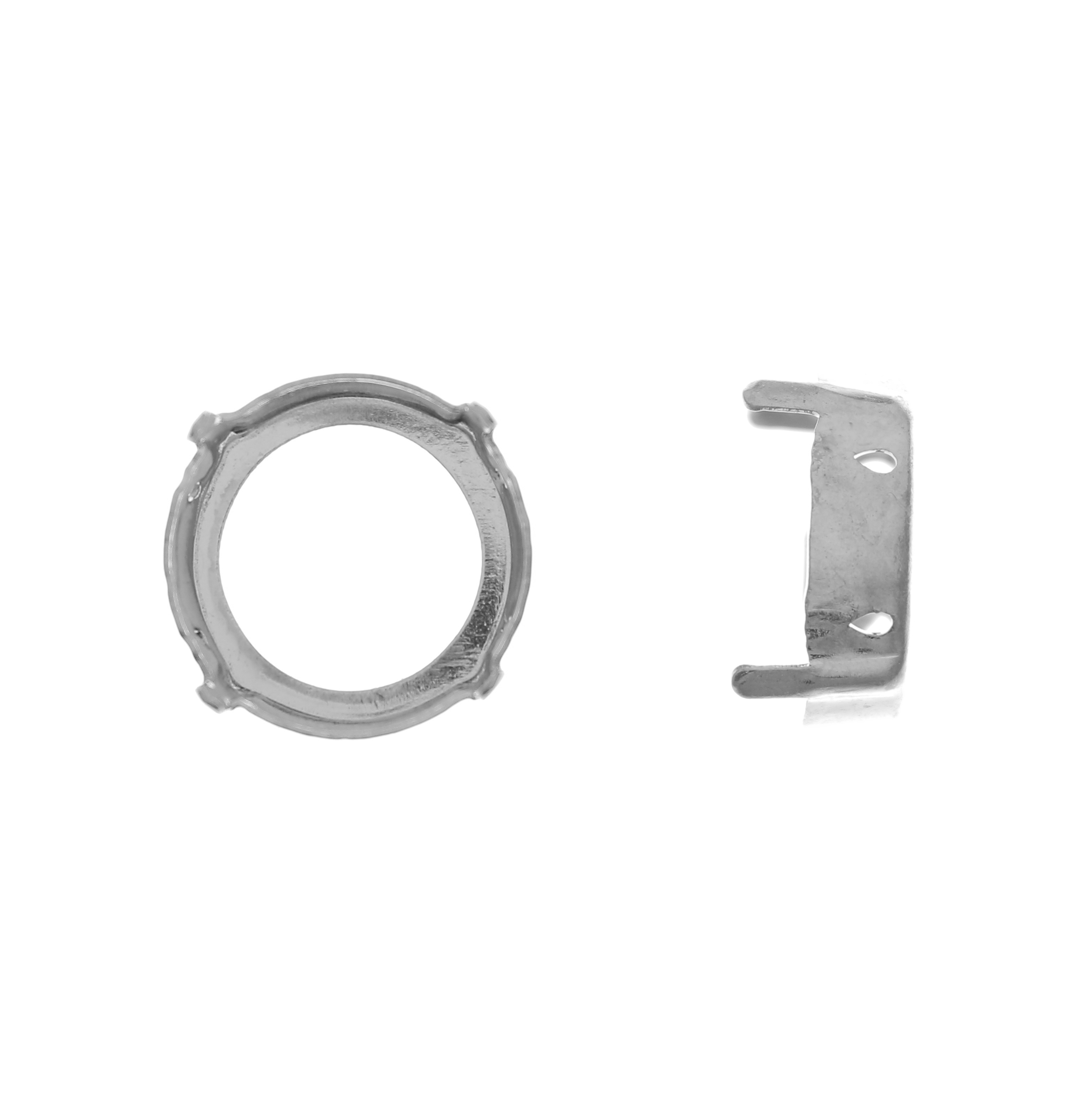 Castone per gemma o cabochon tondo da 18 mm. circa