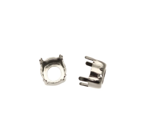 Castone per gemma o cabochon tondo da 7,2 mm. circa (SS34)