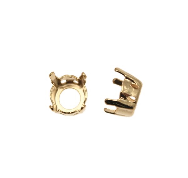 Castone per gemma o cabochon tondo da 8,4 mm. circa (SS39)