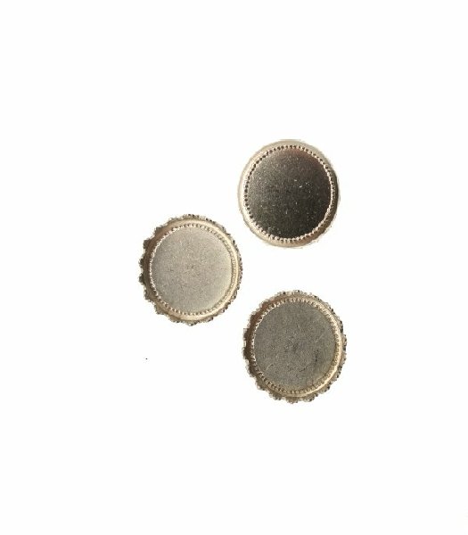 Porta cabochon tondo da 16 mm.