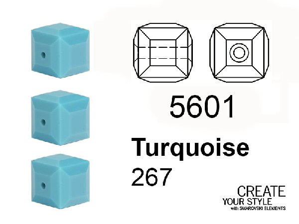 Swarovski Cubo TURQUOISE - 5601