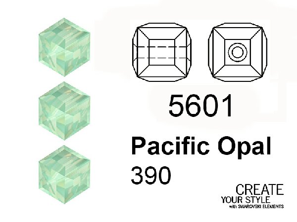 Swarovski Cubo PACIFIC OPAL - 5601