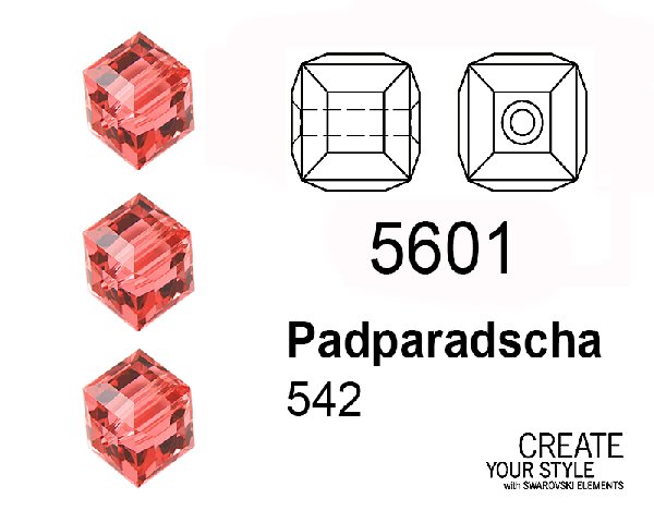 Swarovski Cubo PADPARADSCHA - 5601