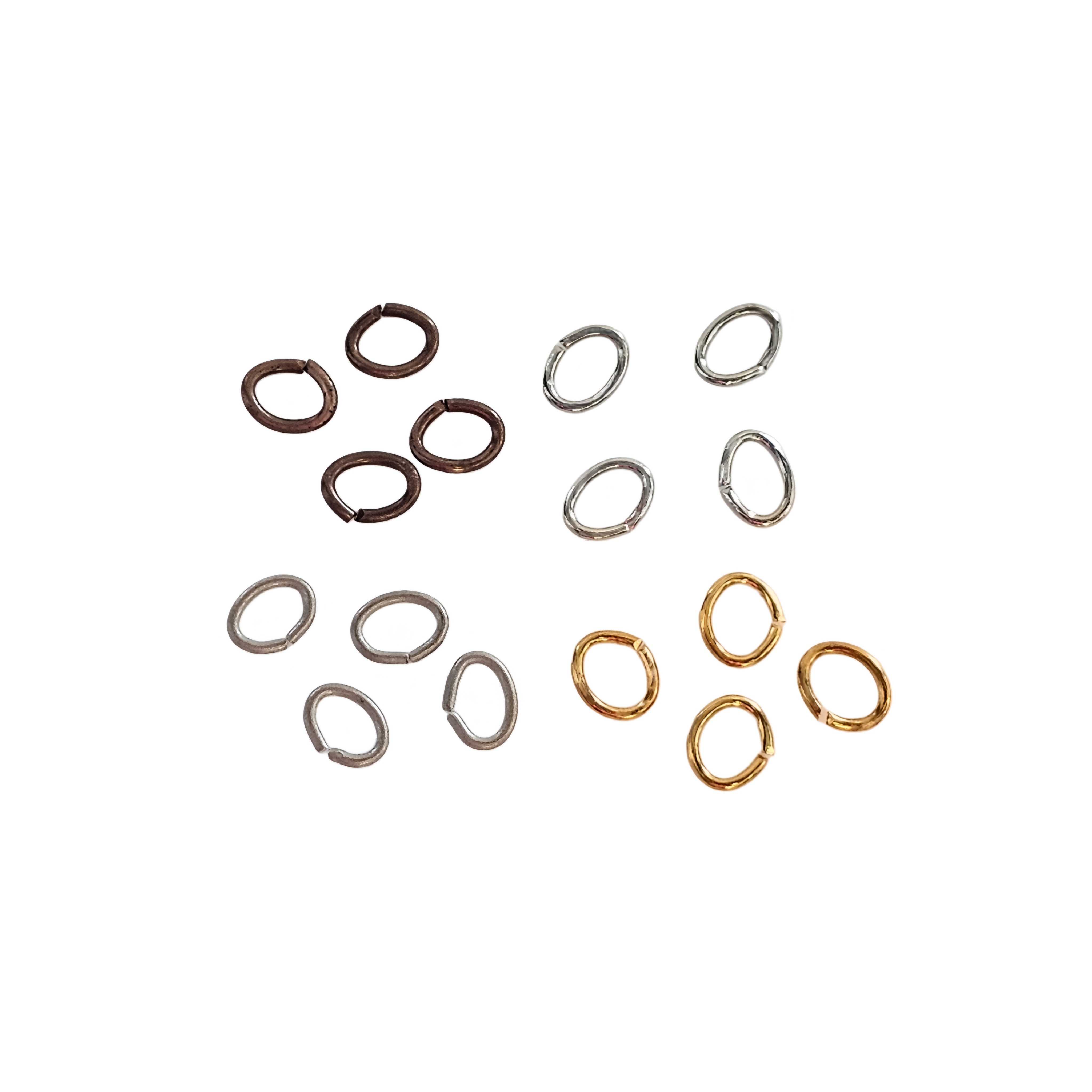 Anellino ovale apribile 7x5 mm.