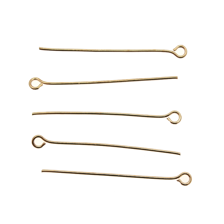  Chiodino a Nove 30x0,70 mm. colore Oro Lucido