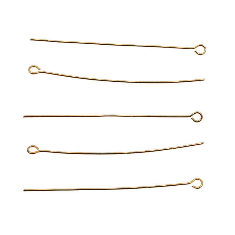  Chiodino a Nove 80x0,70 mm. colore Oro Lucido