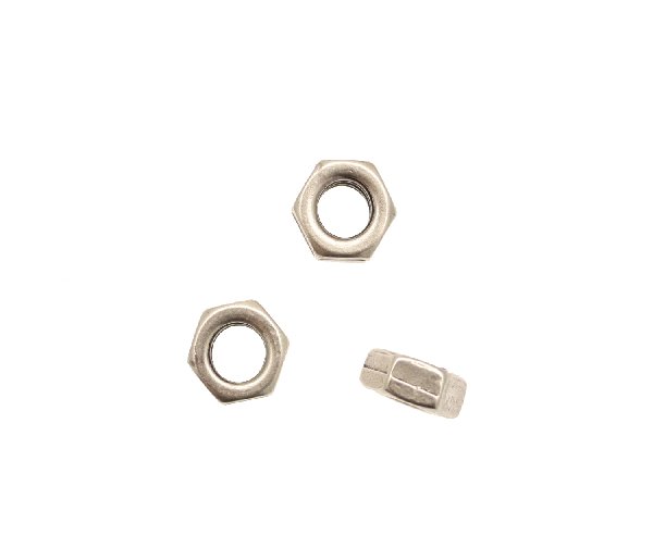 Distanziatore a rondella a forma di bullone esagonale liscio, 10,8x4,4 mm.