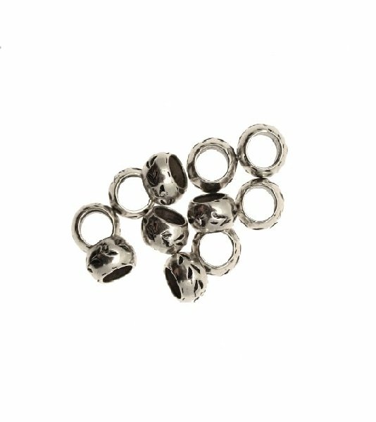 Distanziatore a rondella a fascia bombata disegnata nel contorno, 9x5,4 mm.