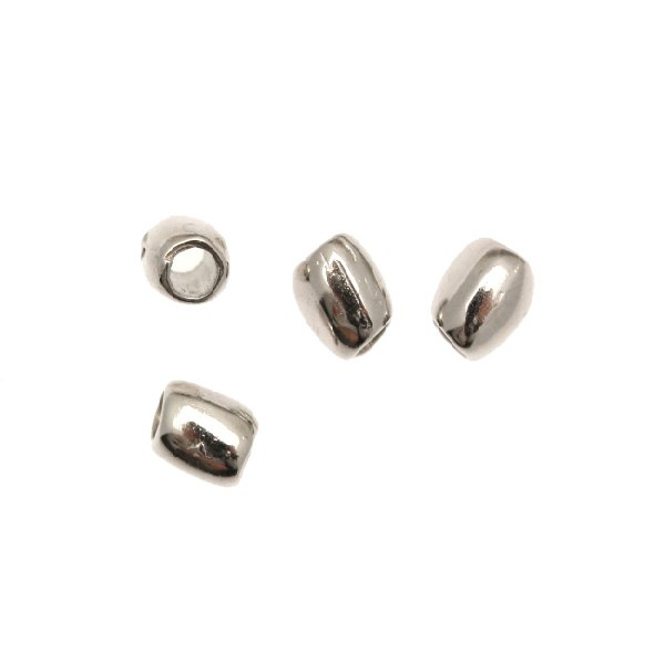 Distanziatore a tubo liscio piccolo, 6x5 mm.