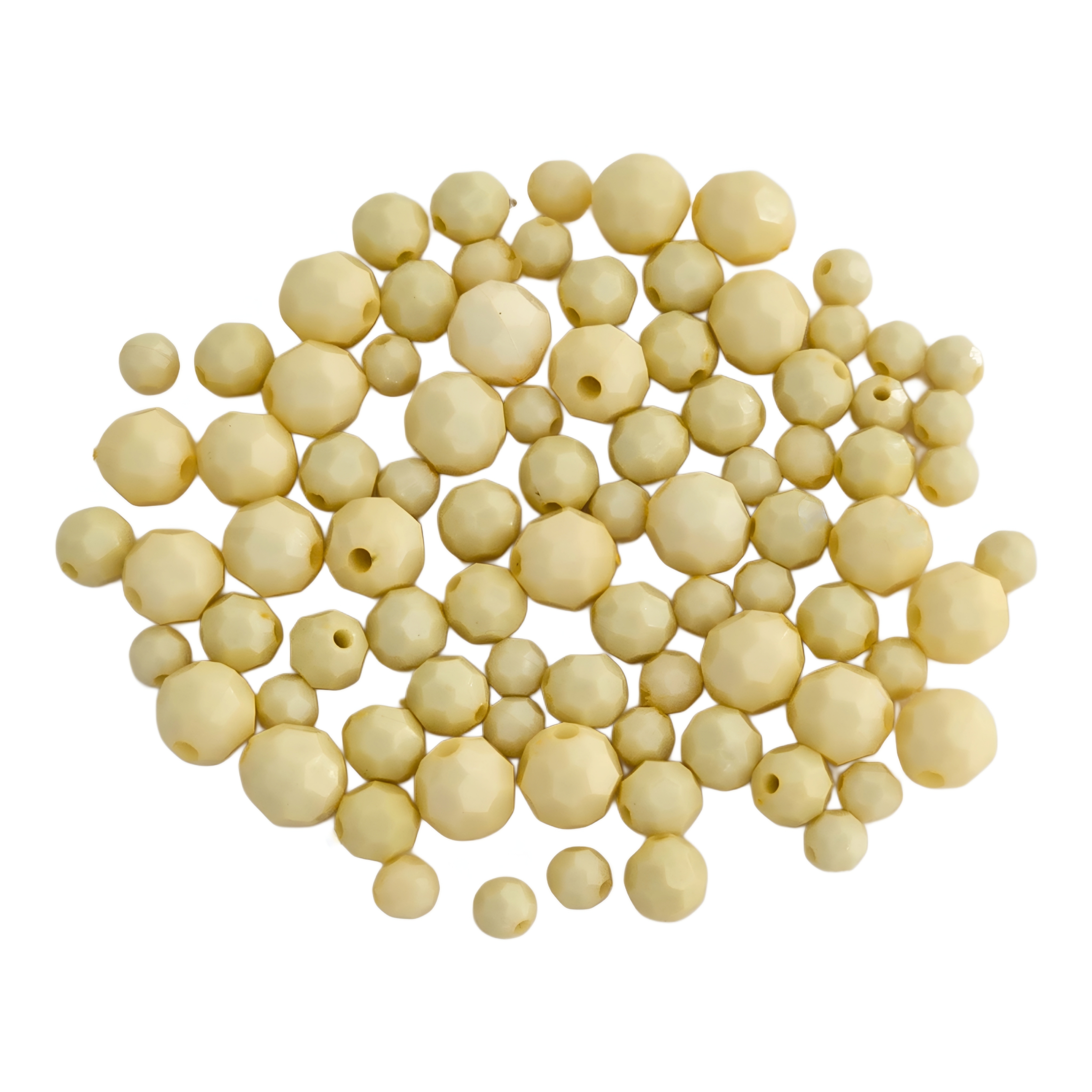 Mix Perline in Resina colore GIALLO CHIARISSIMO