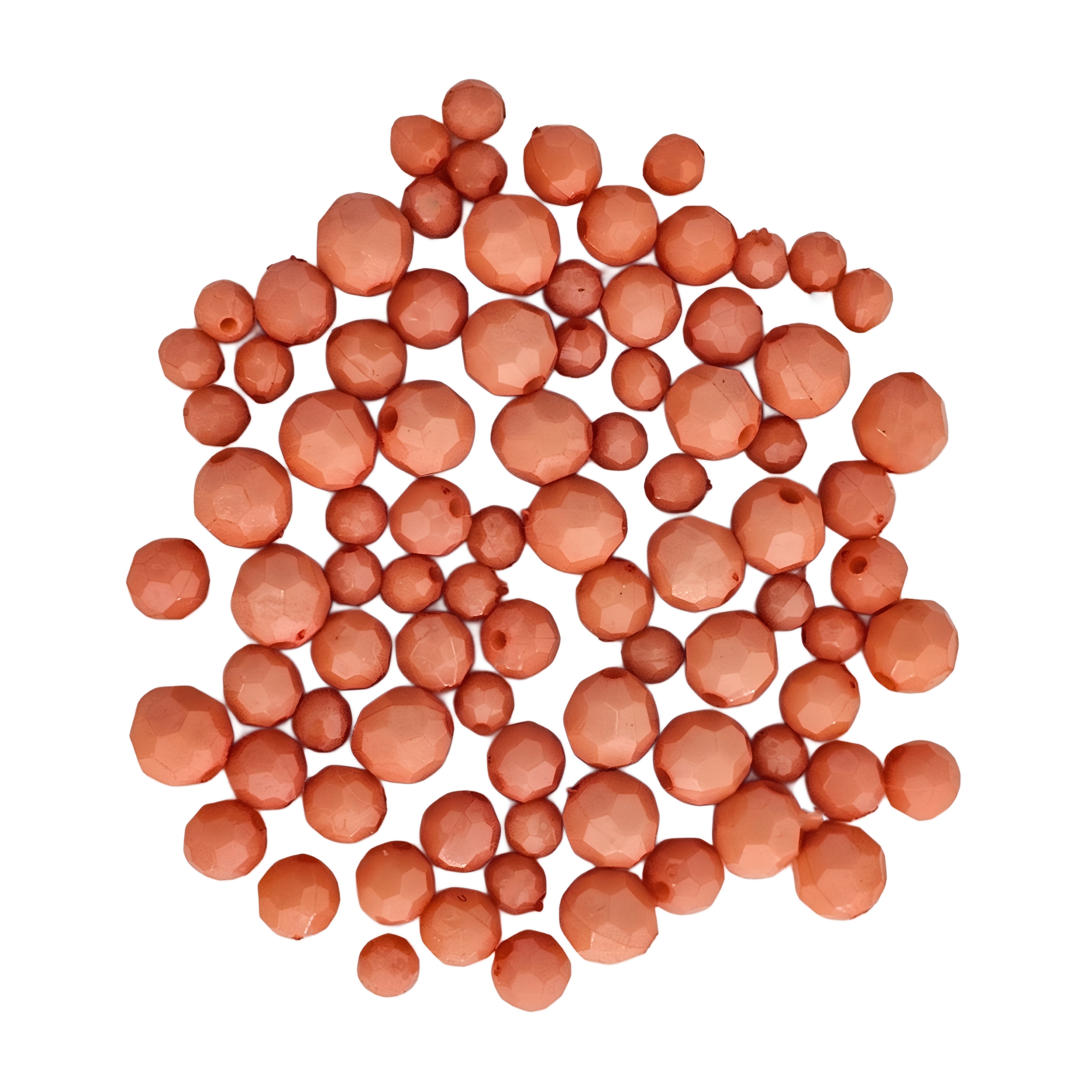 Mix Perline in Resina colore CORALLO
