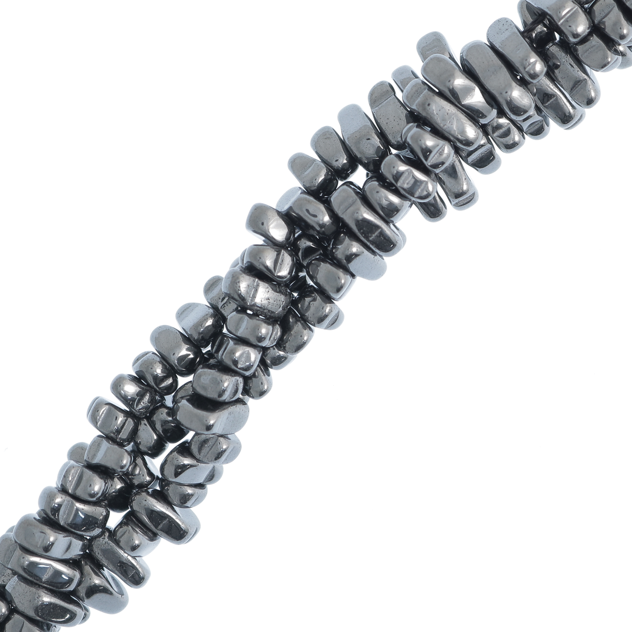 FILO Distanz. a forma di CHIPS, in Ematite, 8x3 mm., colore EMATITE 