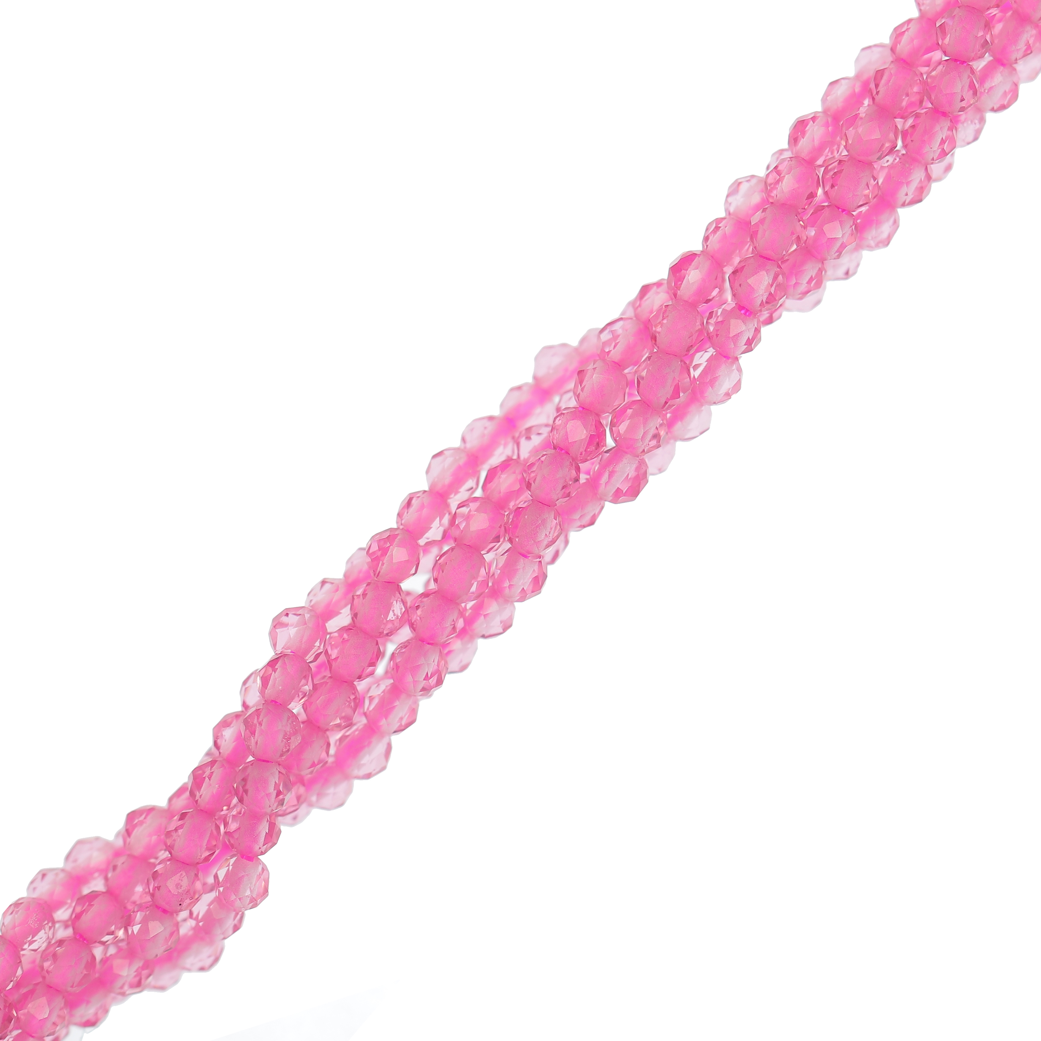 Filo di Cipollotti in Cristallo, 2x1,7  mm., colore LIGHT ROSE