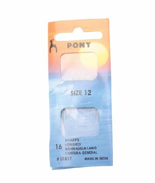 Confezione da 16 aghi, misura 12, PONY
