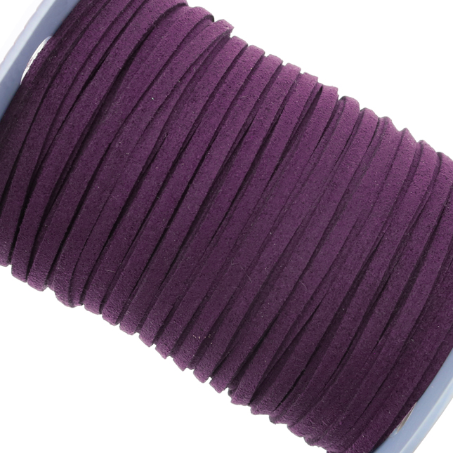 Alcantara, spessore 1,4x3 mm, colore Viola