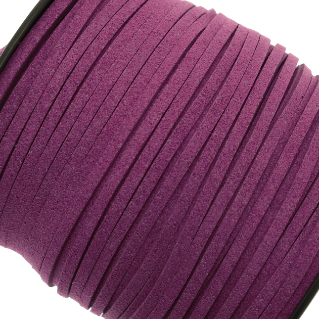 Alcantara, spessore 1,4x3 mm, colore Ametista Scuro