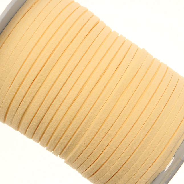 Alcantara, spessore 1,4x3 mm, colore Panna