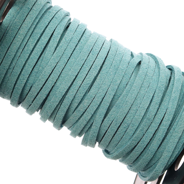 Alcantara, spessore 1,4x3 mm, colore Acqua Scura