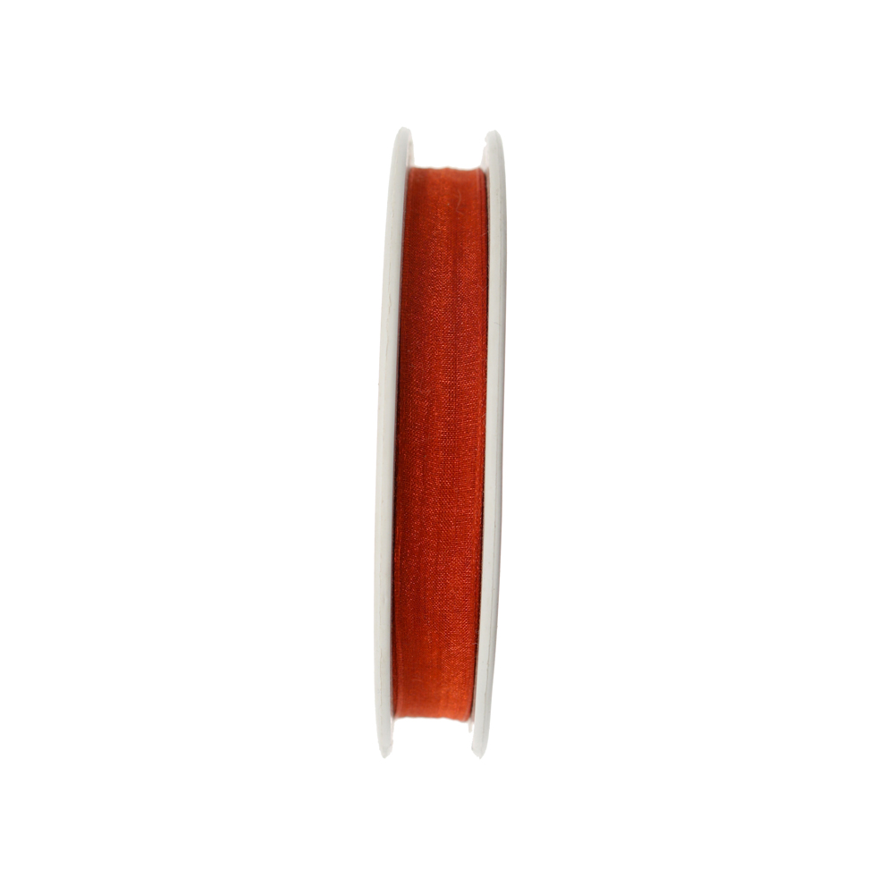 Organza, alta 10 mm., colore Marrone Mattone