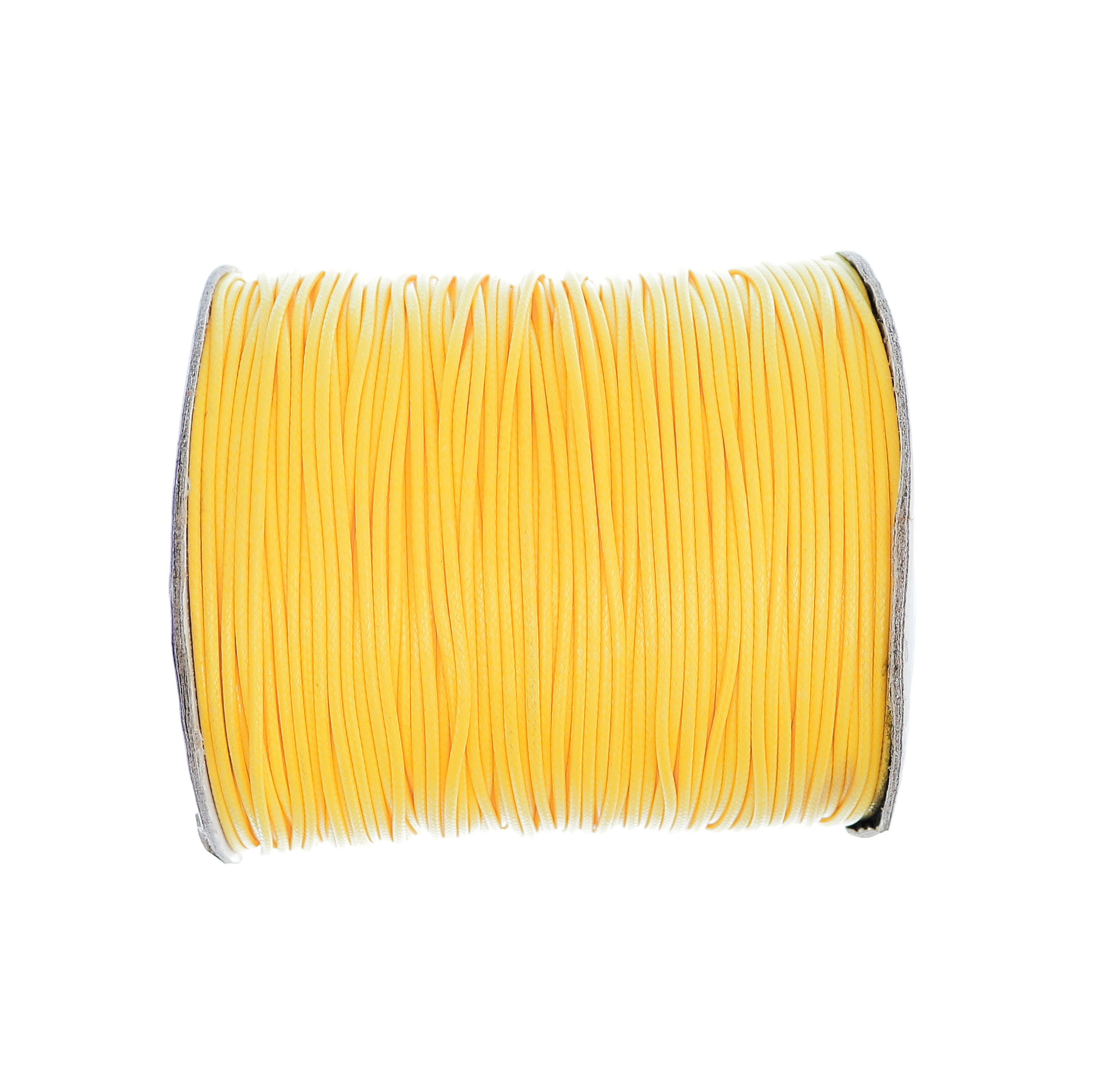 Cordoncino in Poliestere cerato, spessore 1,5 mm, colore Giallo