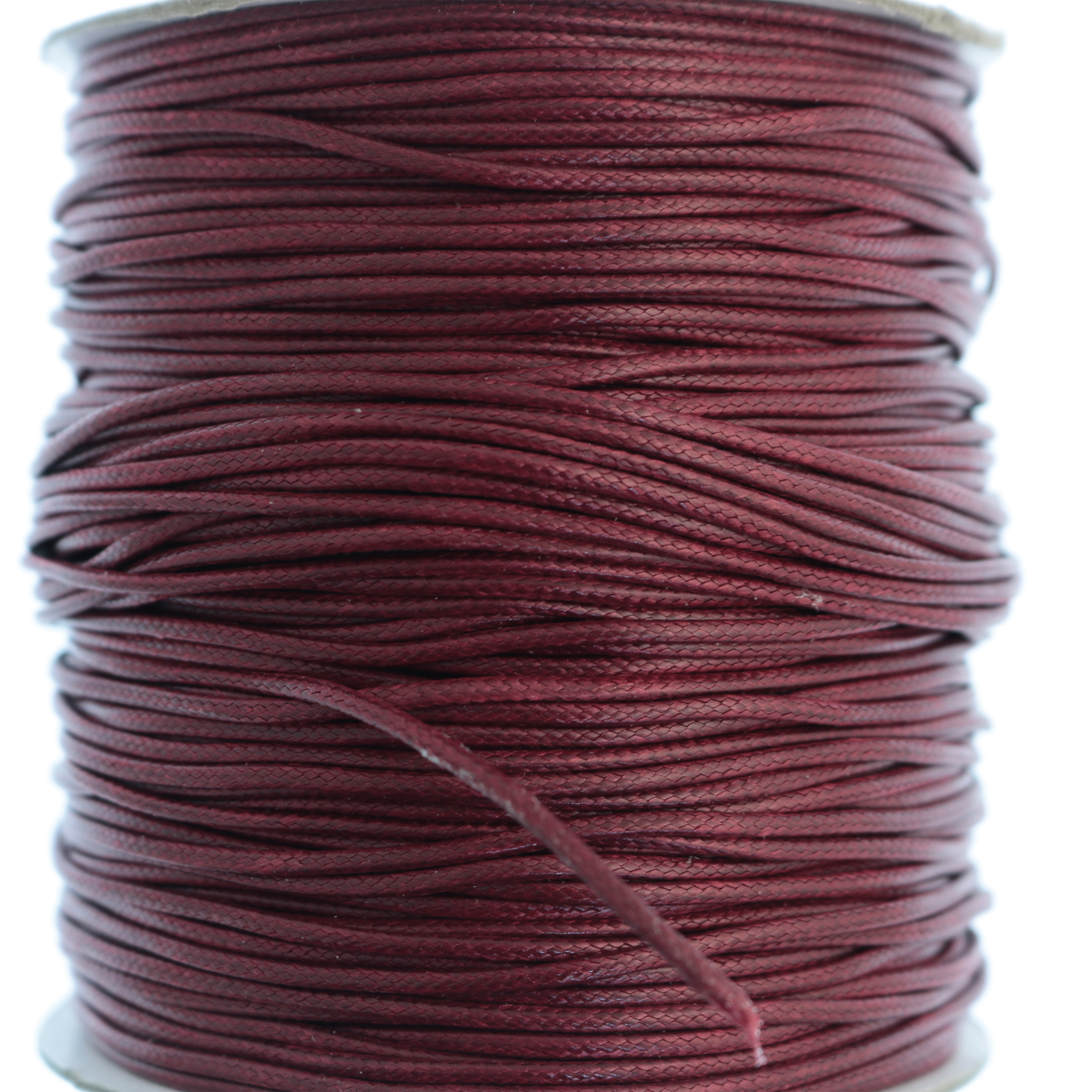 Cordoncino in Poliestere cerato, spessore 1,5 mm, colore Rosso Mattone