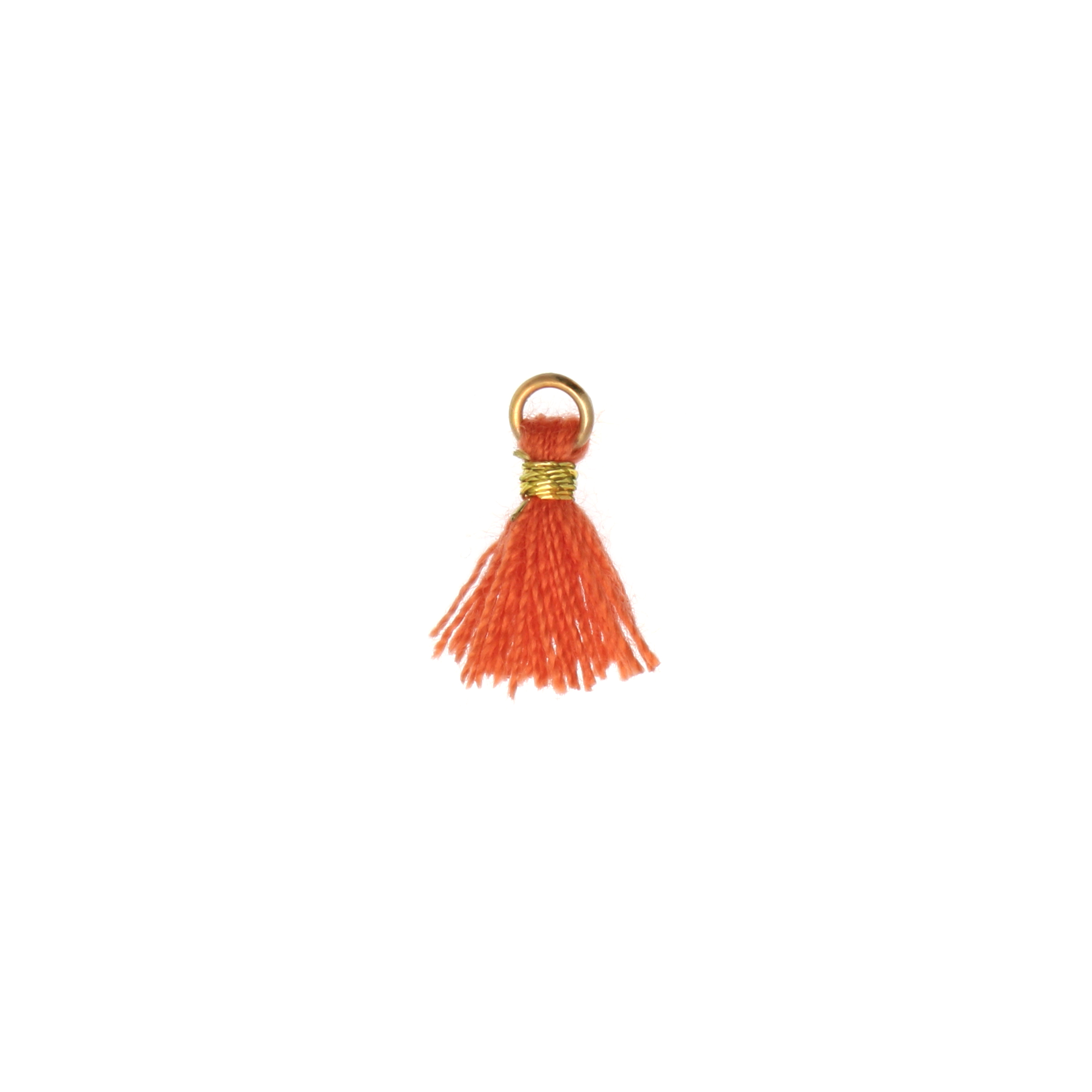 Nappina in Cotone, lunga 13 mm. circa, colore CORALLO