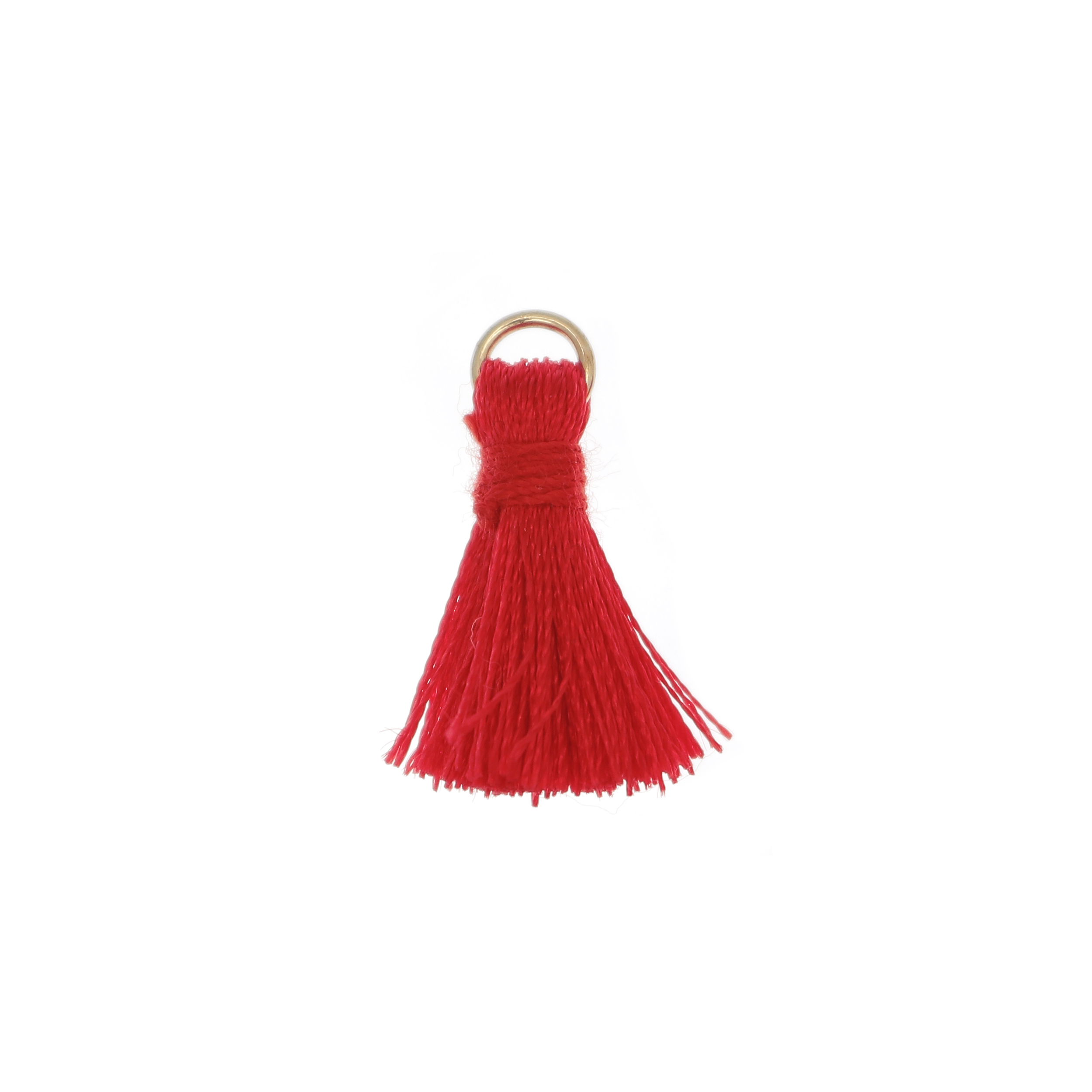 Nappina in Poliestere, lunga 23 mm., colore ROSSO