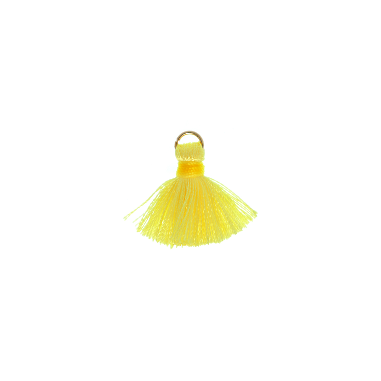Nappina in Poliestere, lunga 23 mm., colore GIALLO