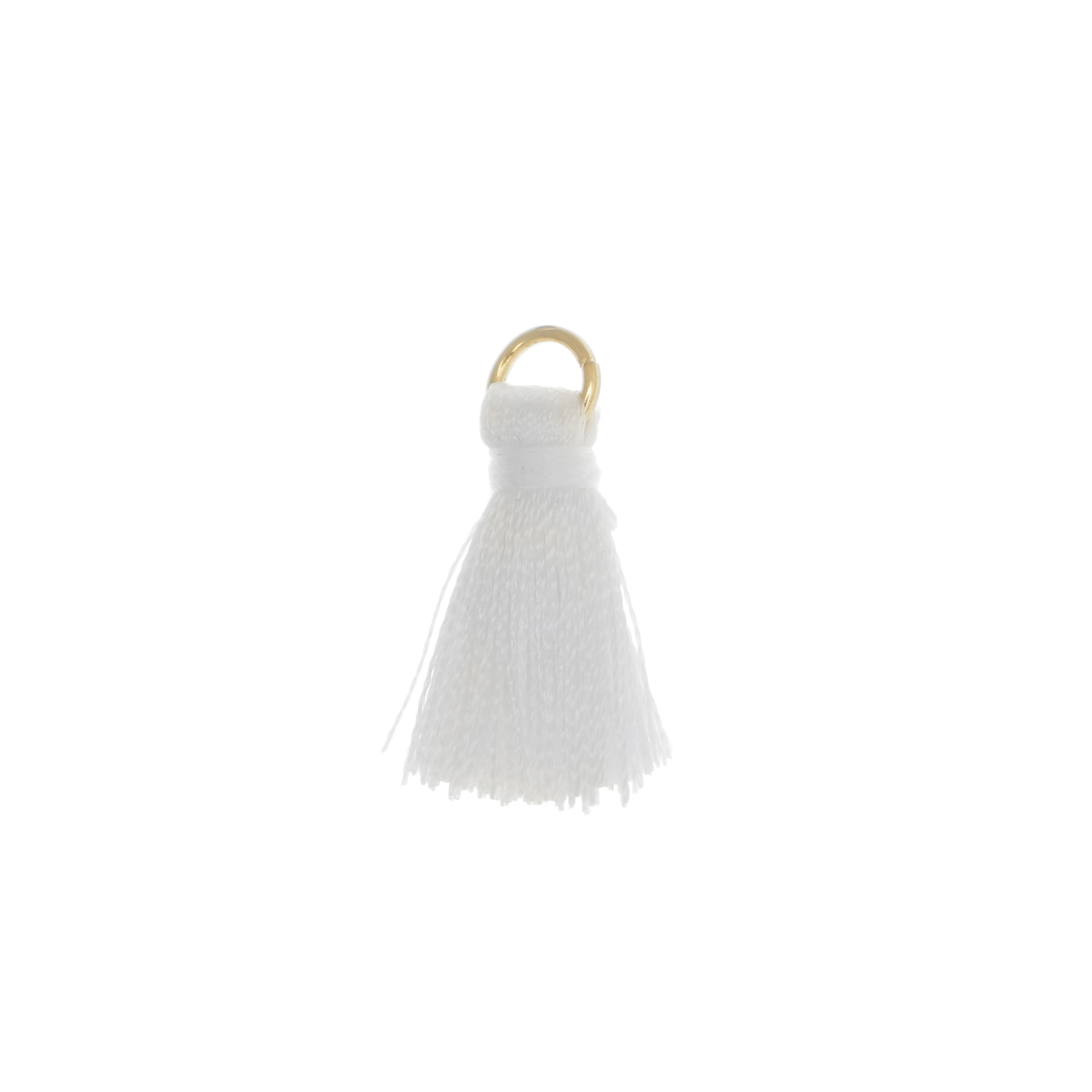 Nappina in Poliestere, lunga 23 mm., colore BIANCO
