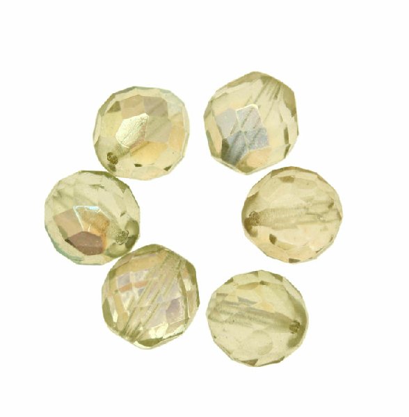 Mezzo cristallo colore Verde chiarissimo lime AB
