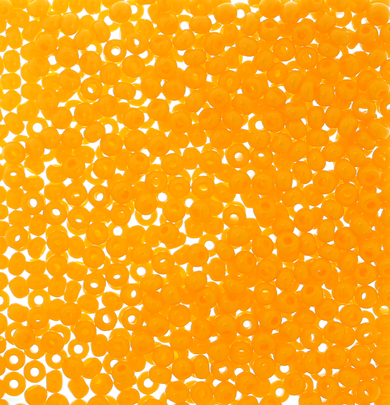 Conteria in vetro, dimensione 2,5 mm., colore Arancione