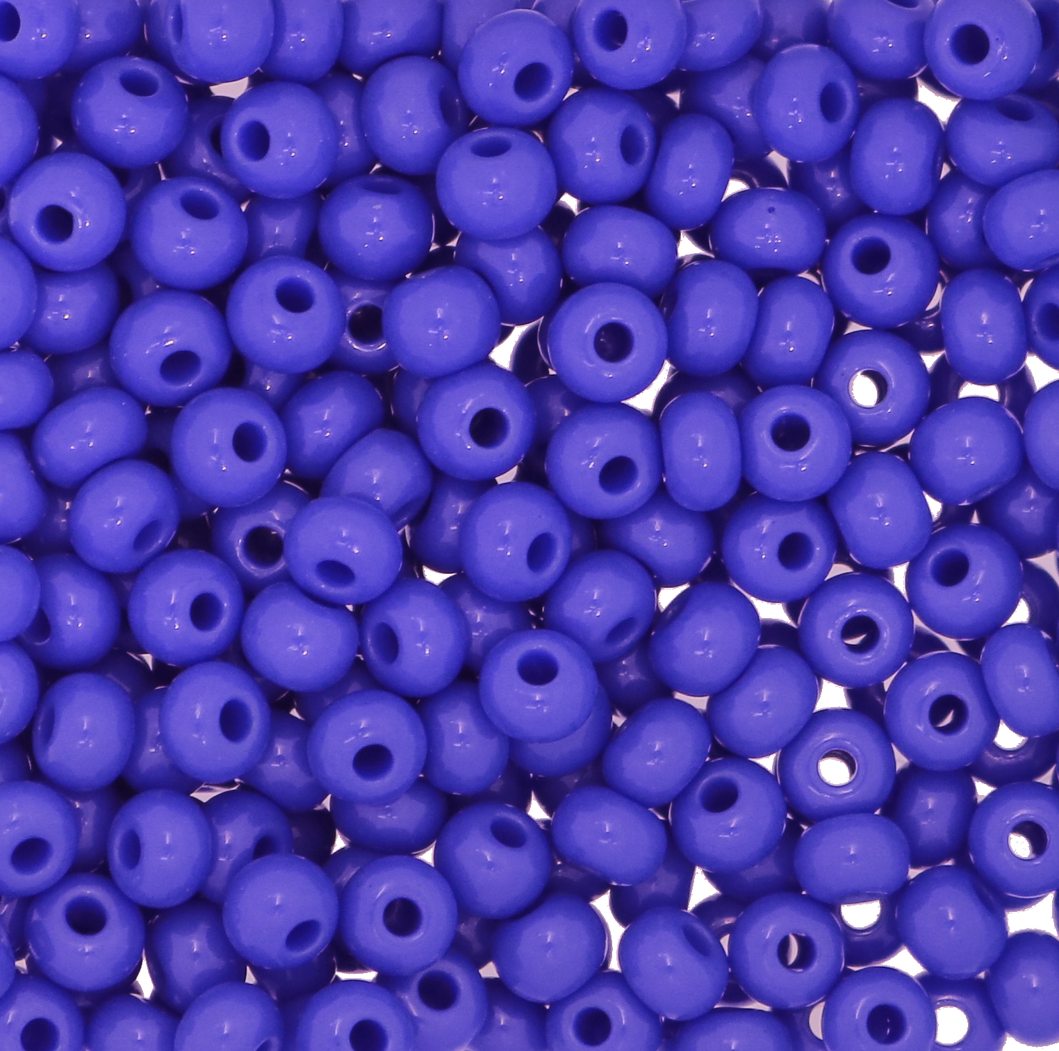 Conteria in vetro, dimensione 4,5x3mm., colore Zaffiro Scuro opaco