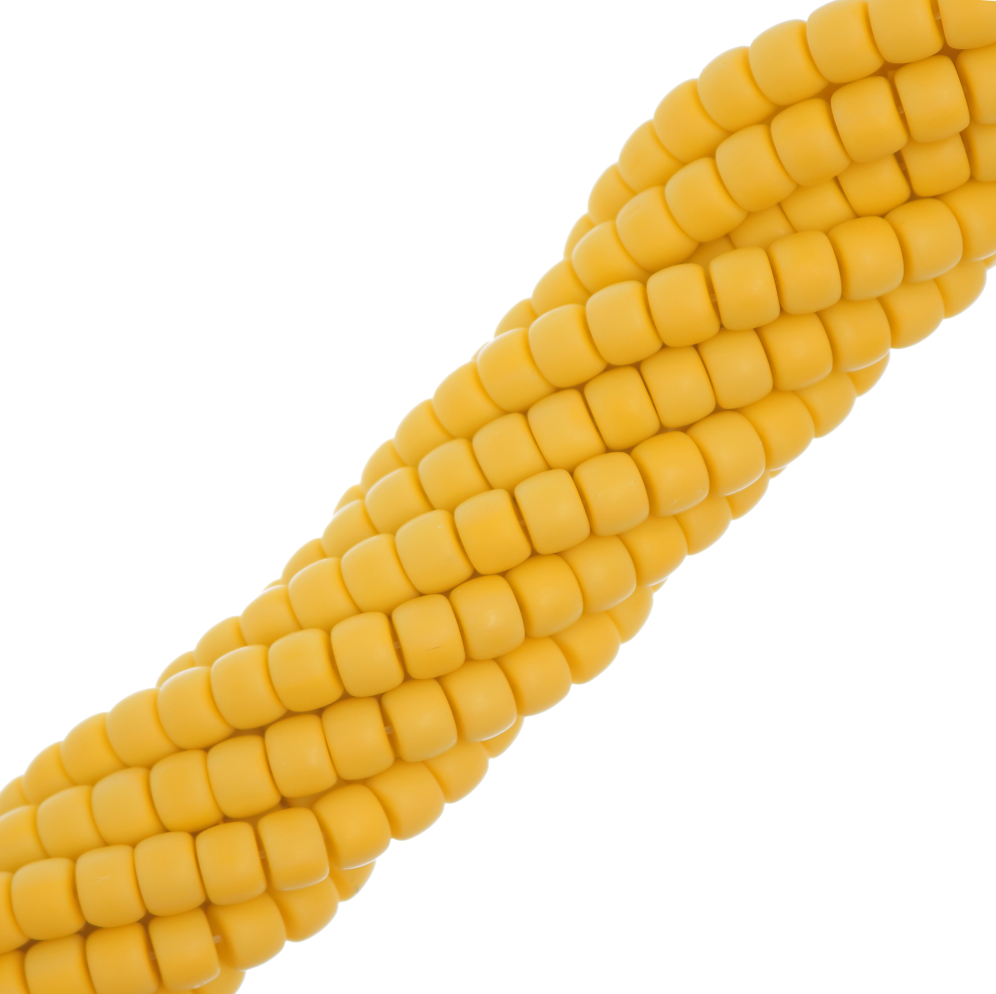 Filo di Rondelle in Vetro, 8,2x6 mm., colore Giallo Opaco