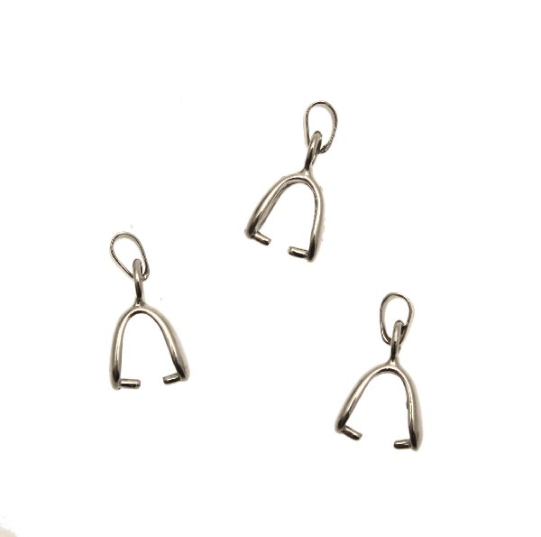 Gancio per ciondolo 16x7 mm. Argento 925