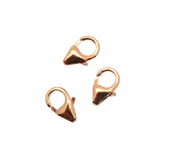 Moschettone a pera 8x5  mm. Argento 925