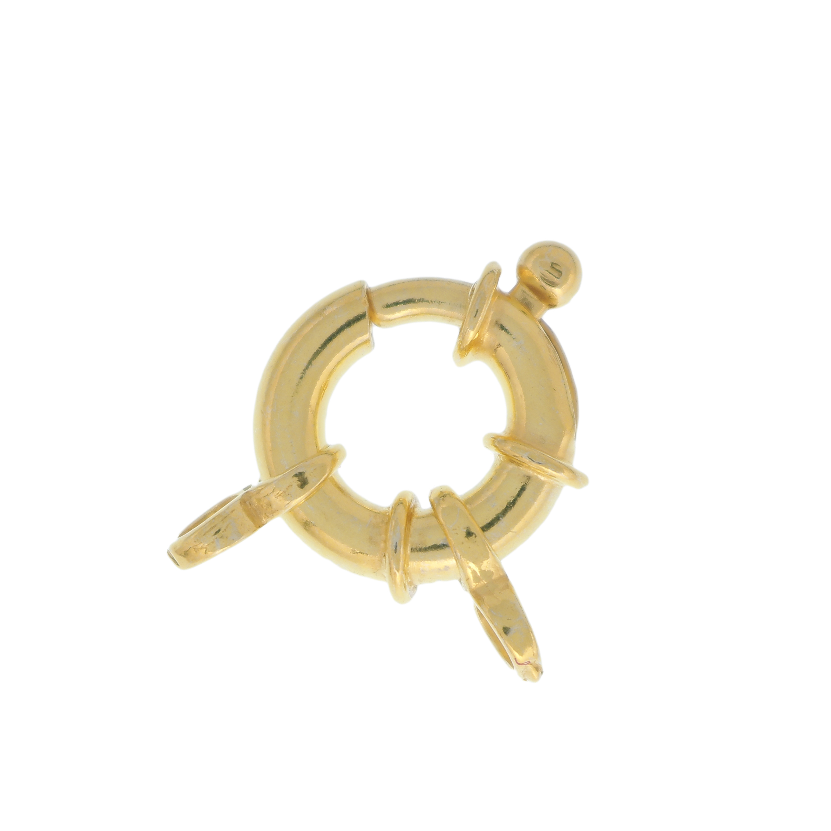 Moschettone a Salvagente, misura 15 mm., in Argento 925 