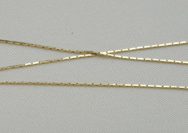 Catena a Cobra sottile in Argento 925 Argento Dorato 925