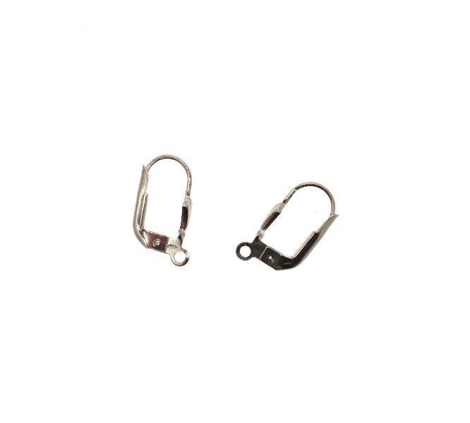 Monachella chiusa piccola, in Argento 925, lunghezza 16 mm.