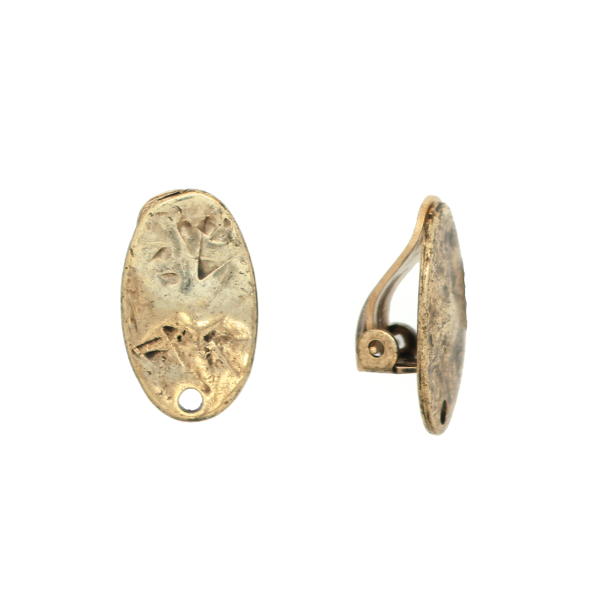Clip a forma ovale, 10x18mm., CONF. 2 PZ.