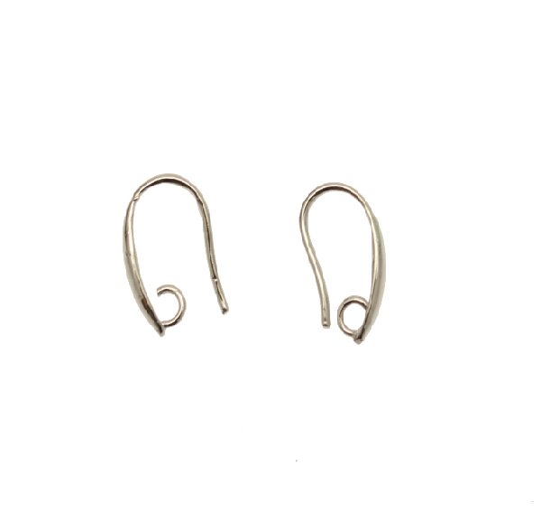 Monachella a goccia bombata, con anello apribile dietro, lunga 17 mm., CONF.2 PZ