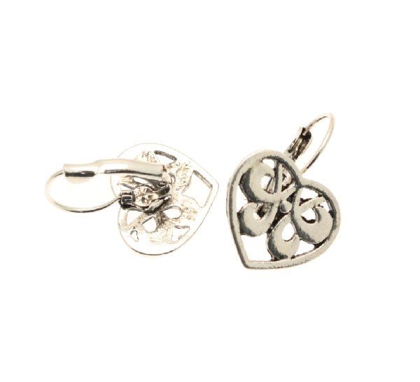 Monachella chiusa con cuore traforato 20x17 mm., CONF.2 PZ