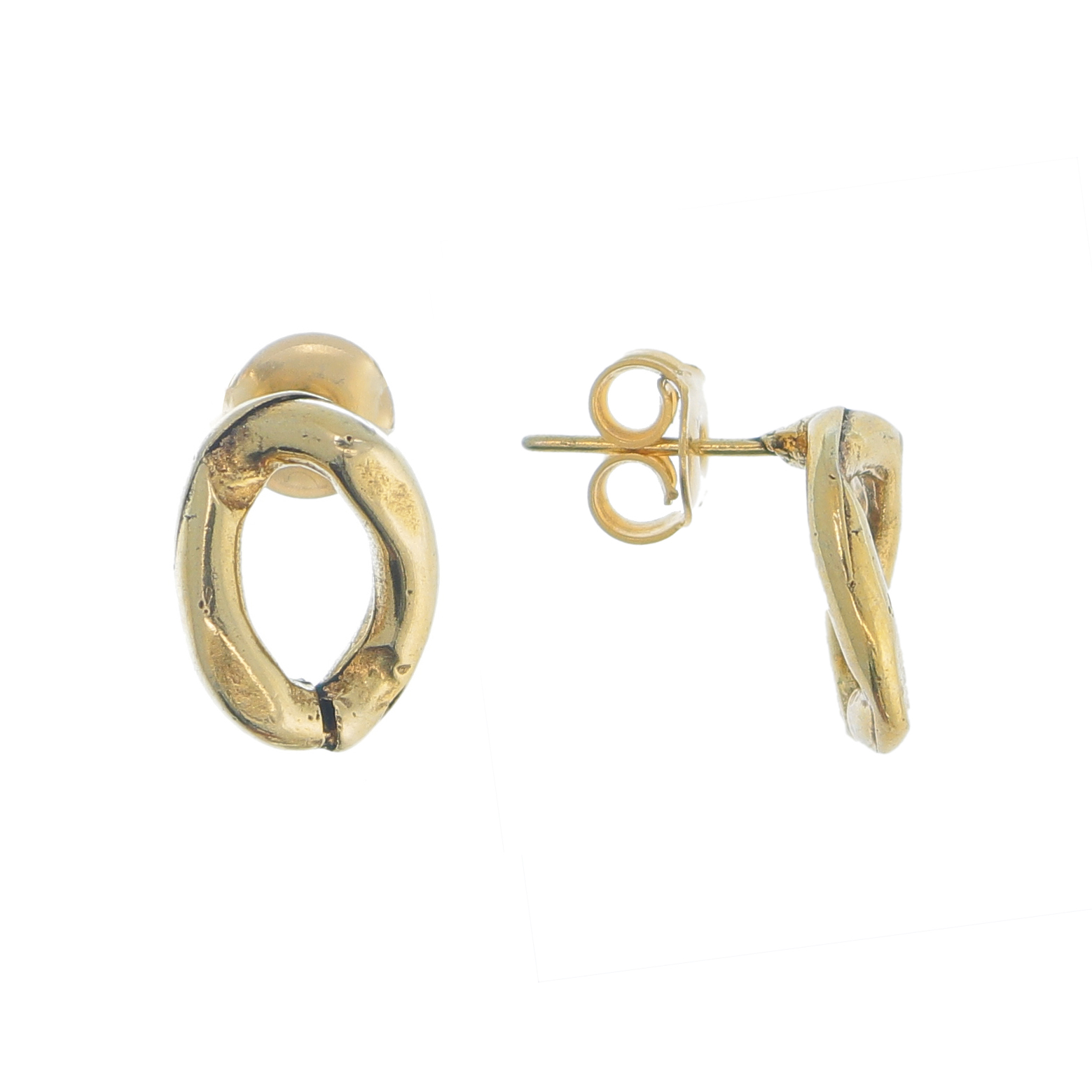 Perno a forma di anello di Catena grumetta, 13x9 mm.