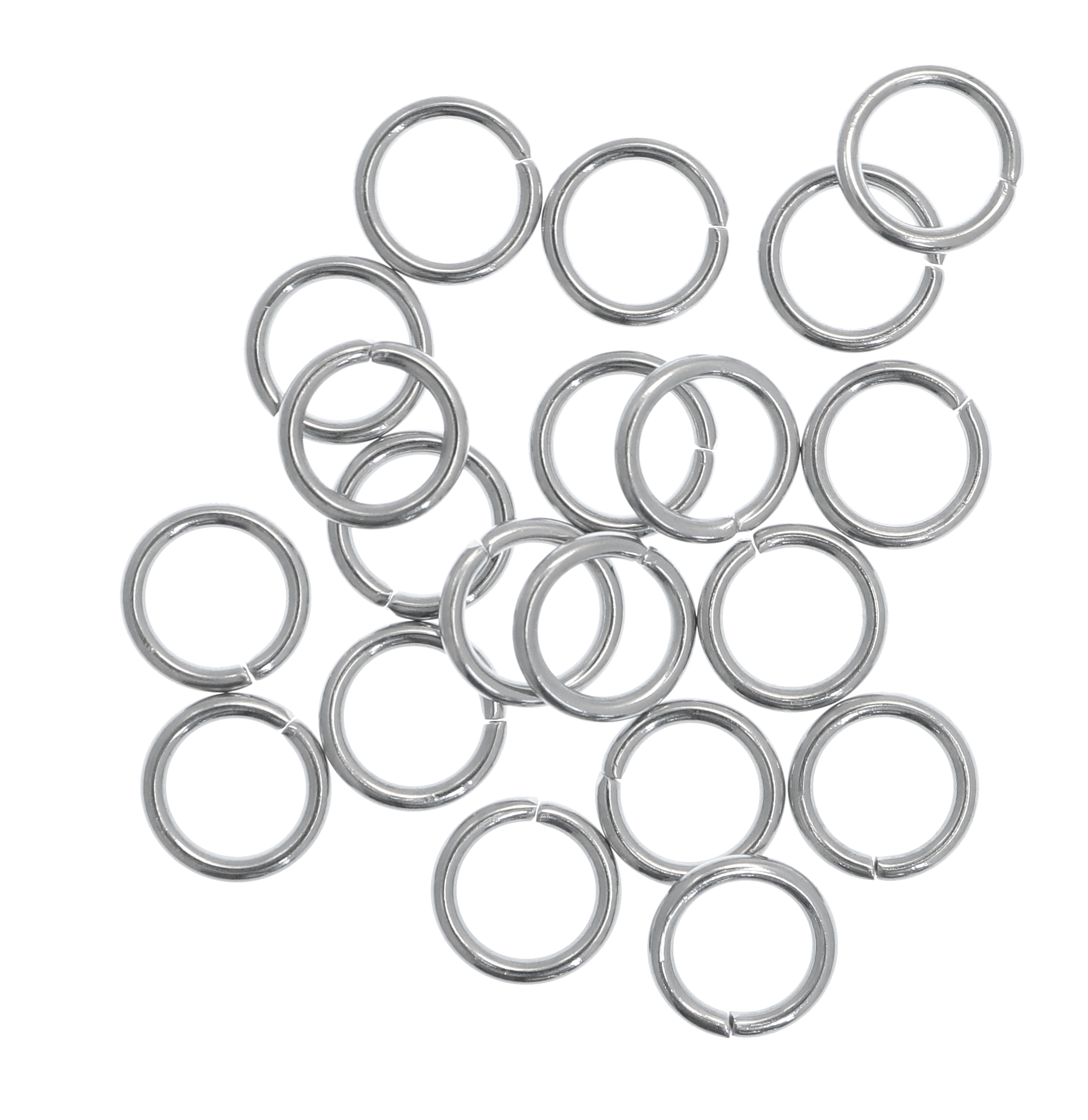 Anellino tondo apribile, 5x0,7 mm., in Acciaio