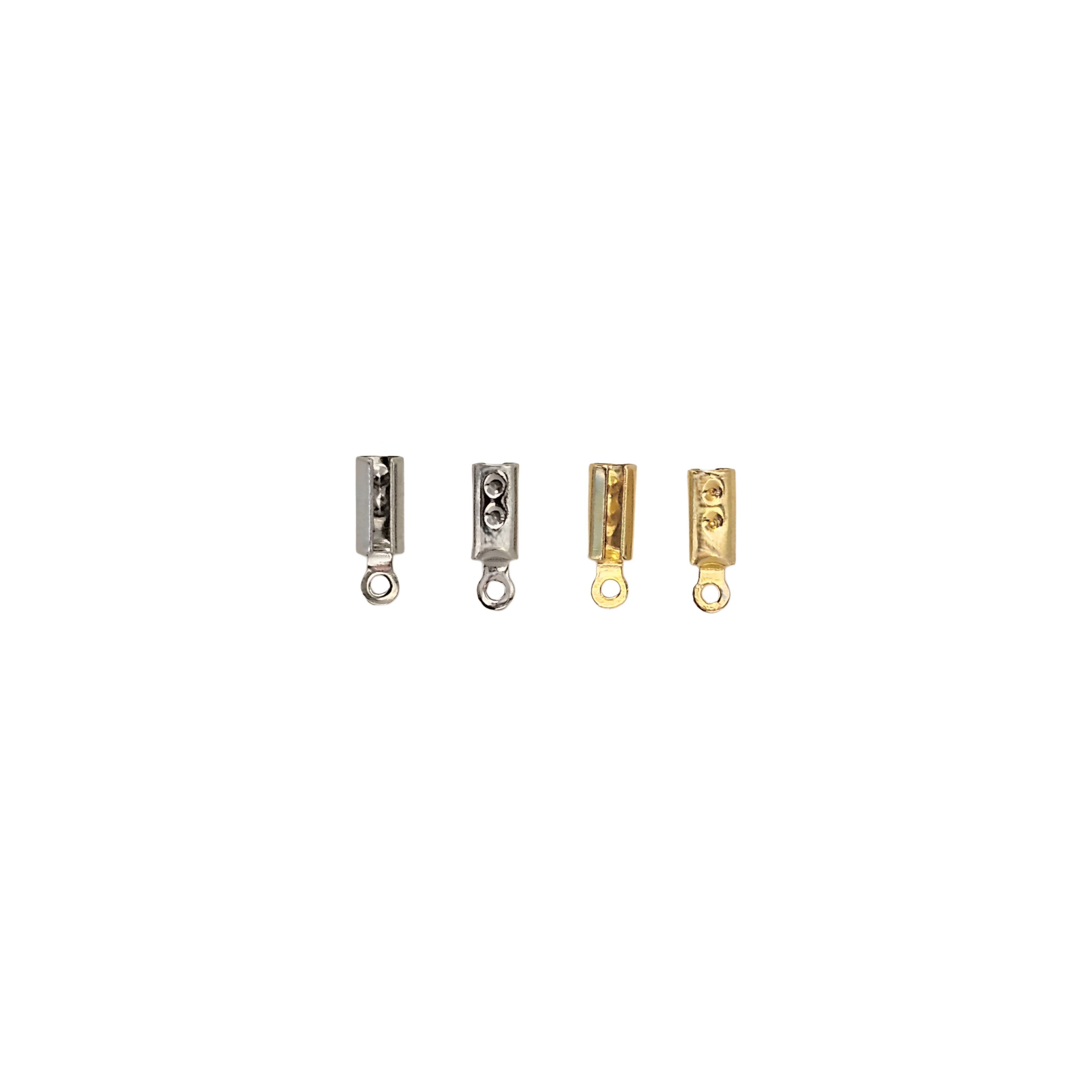Finalino fermafilo, lungo 11 x 4,5 mm., in Acciaio