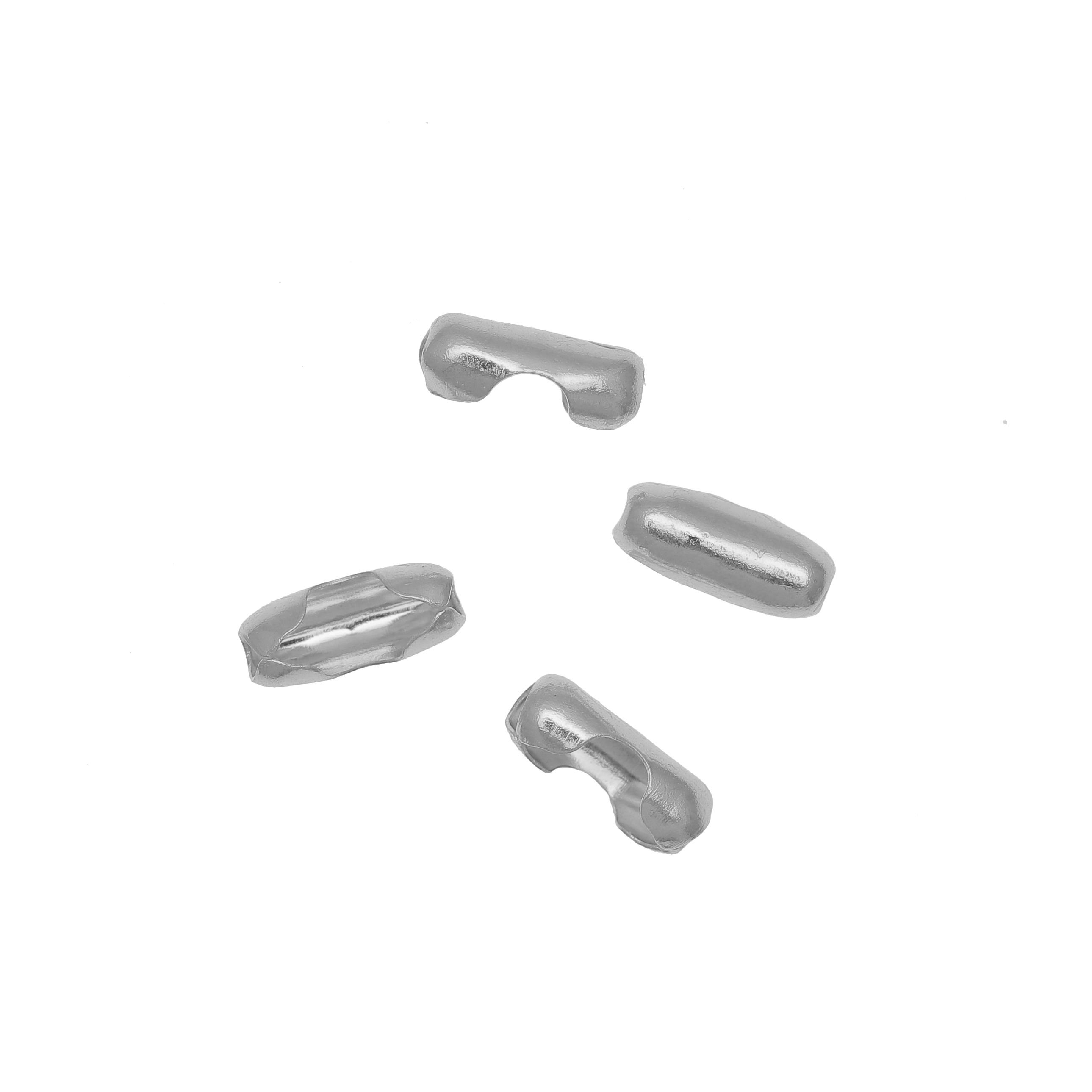Fermino per catena a pallini, in Acciaio, per catena a pallini 1,5/2,0 mm.