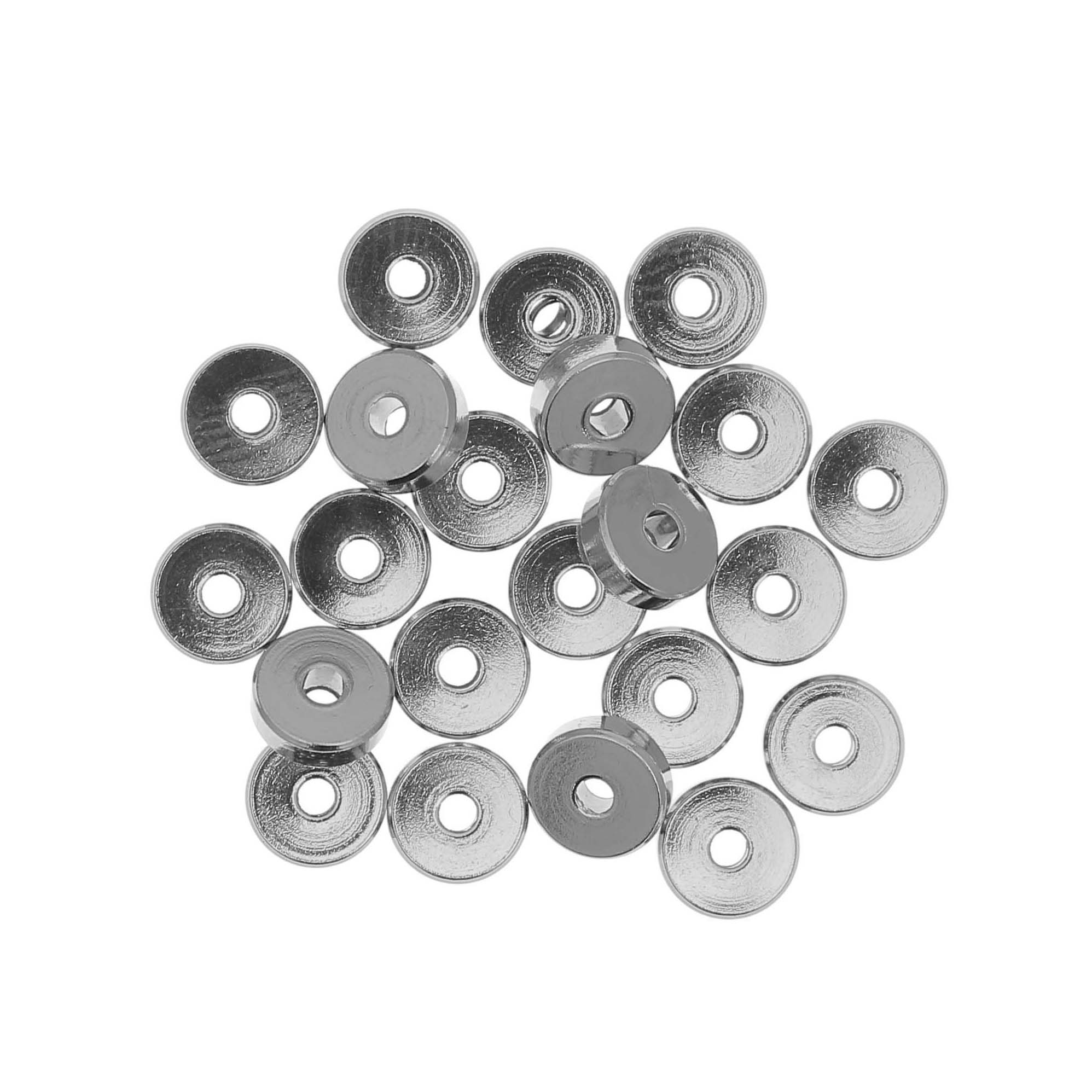 Distanziatore a Rondella, 6x1,8x2,1 mm., in Acciaio
