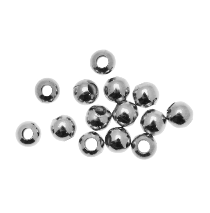 Distanziatore a palla liscia, 10 mm., in Acciaio