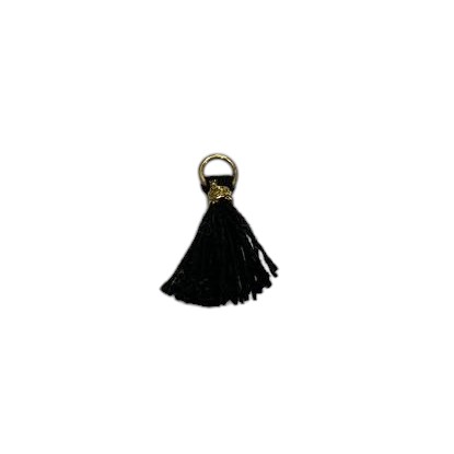 Nappina in Cotone, lunga 13 mm. circa, colore NERO